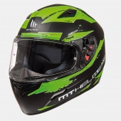 Шлем MT MUGELLO VAPOR(XL, Matt Black Fluor Green)