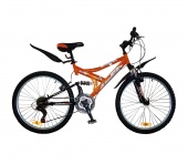 Велосипед OMAKS 24-203 оранжевый (колеса 24"; 18 скоростей; рама-16")
