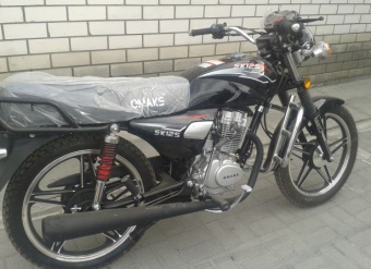 SK125  Мотоцикл черный матовый