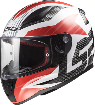 Шлем LS2 FF353 RAPID GRID (M, White Red)