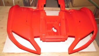 Накладка передняя  нижняя (красная) SP302В